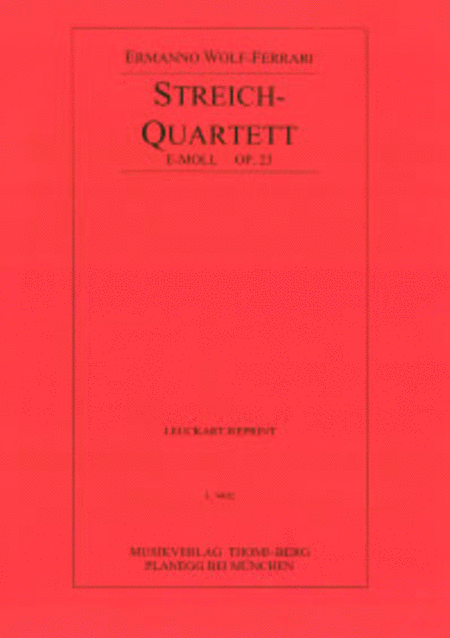 Quartett e-moll