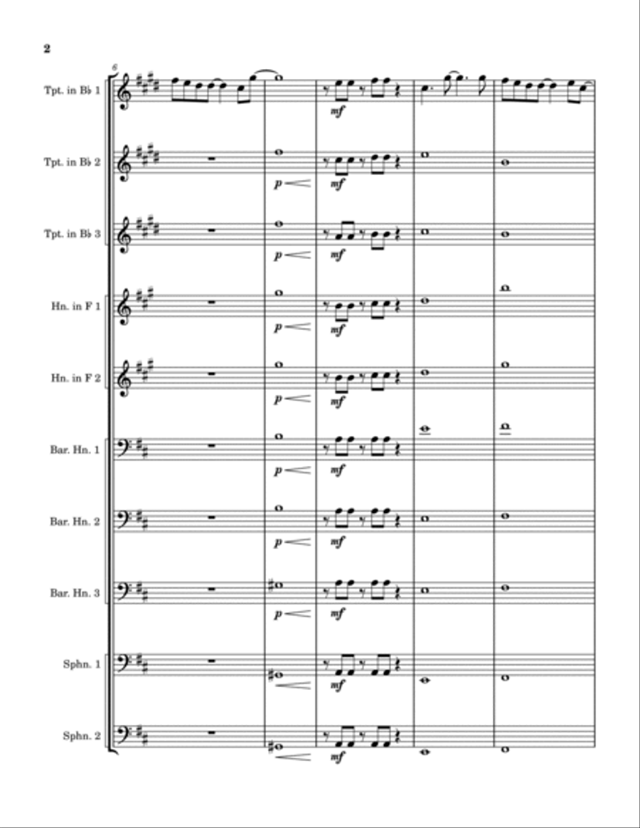 Modern Computing Brass Ensemble scores gallery preview page 2
