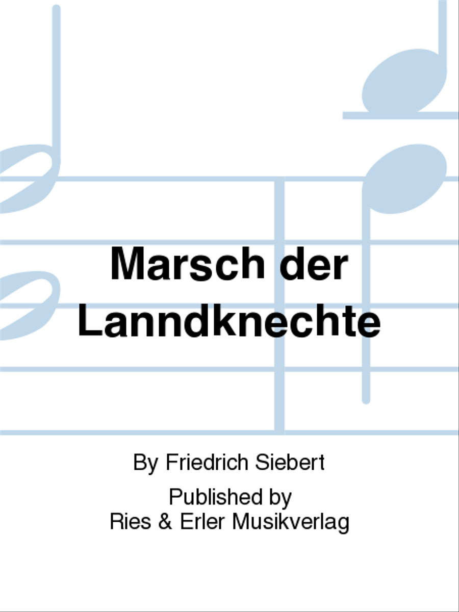 Marsch der Lanndknechte Concert Band scores gallery preview page 1