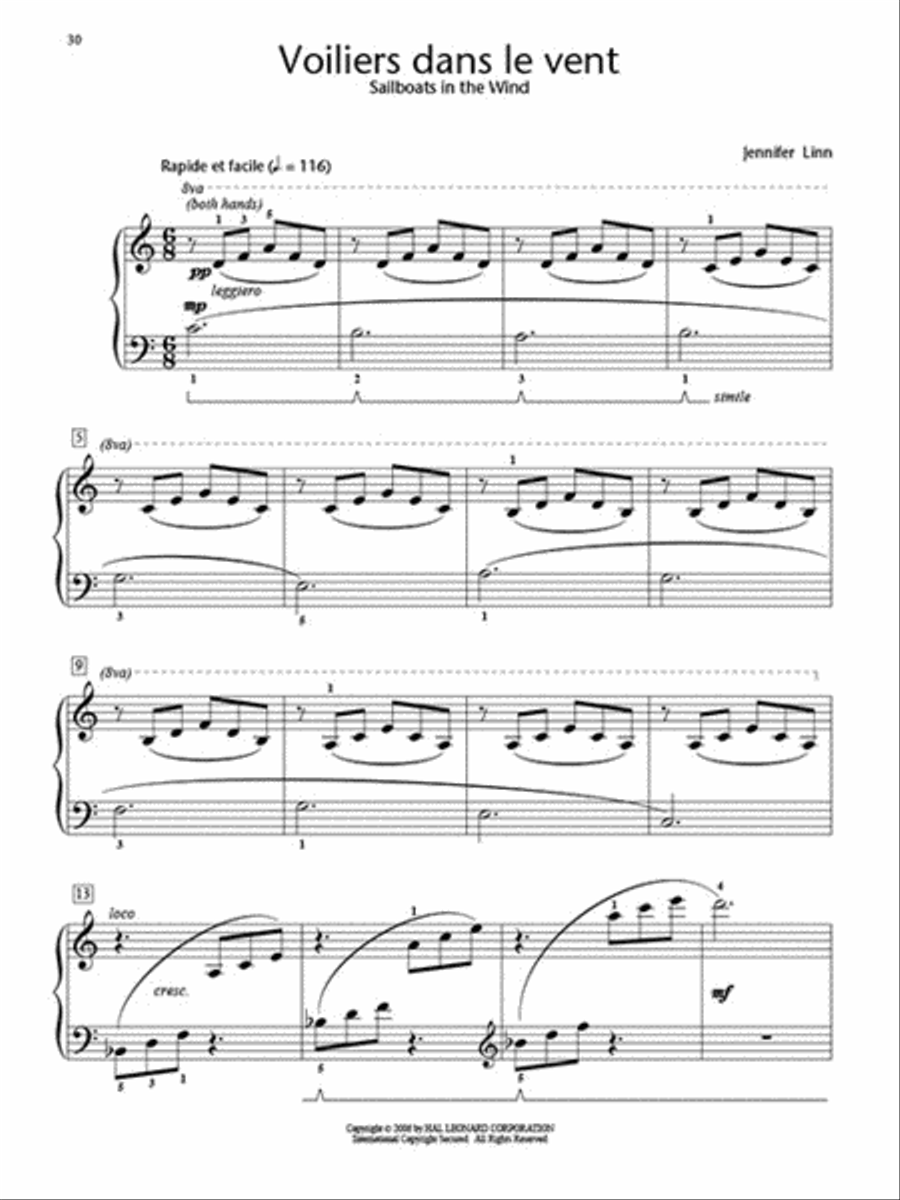 Festival Gems Book 2 – 10 Outstanding NFMC Early Intermediate/Intermediate Solos Piano Method scores gallery preview page 4