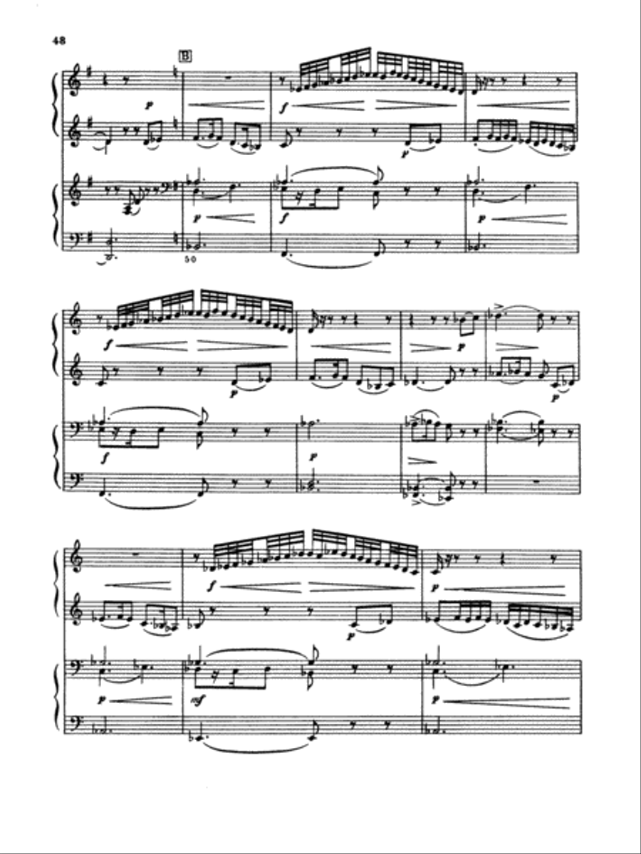 Rimsky-Korsakov: Scheherazade Piano Duet scores gallery preview page 4