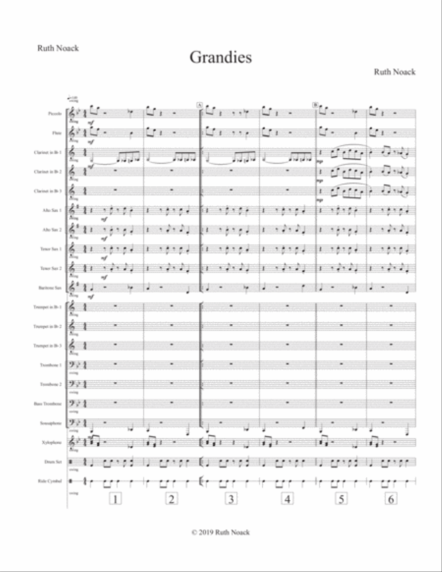 GRANDIES™ Jazz Ensemble scores gallery preview page 1