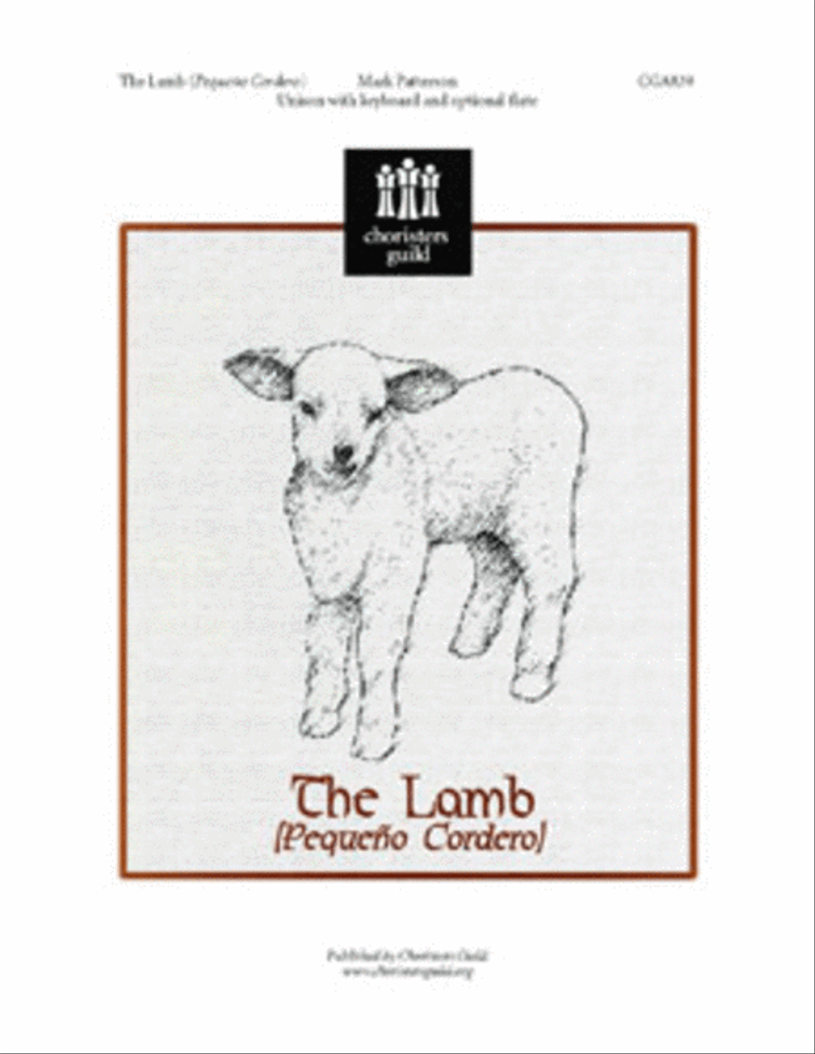 The Lamb (Pequeno Cordero) Unison Choir scores gallery preview page 1