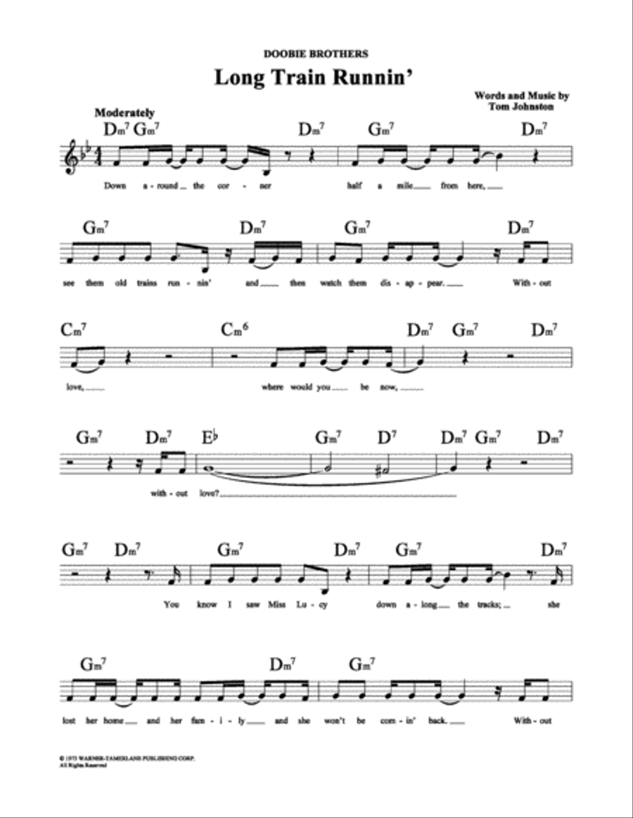 Long Train Runnin' School and Community scores gallery preview page 2