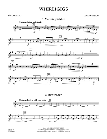 Whirligigs - Bb Clarinet 2