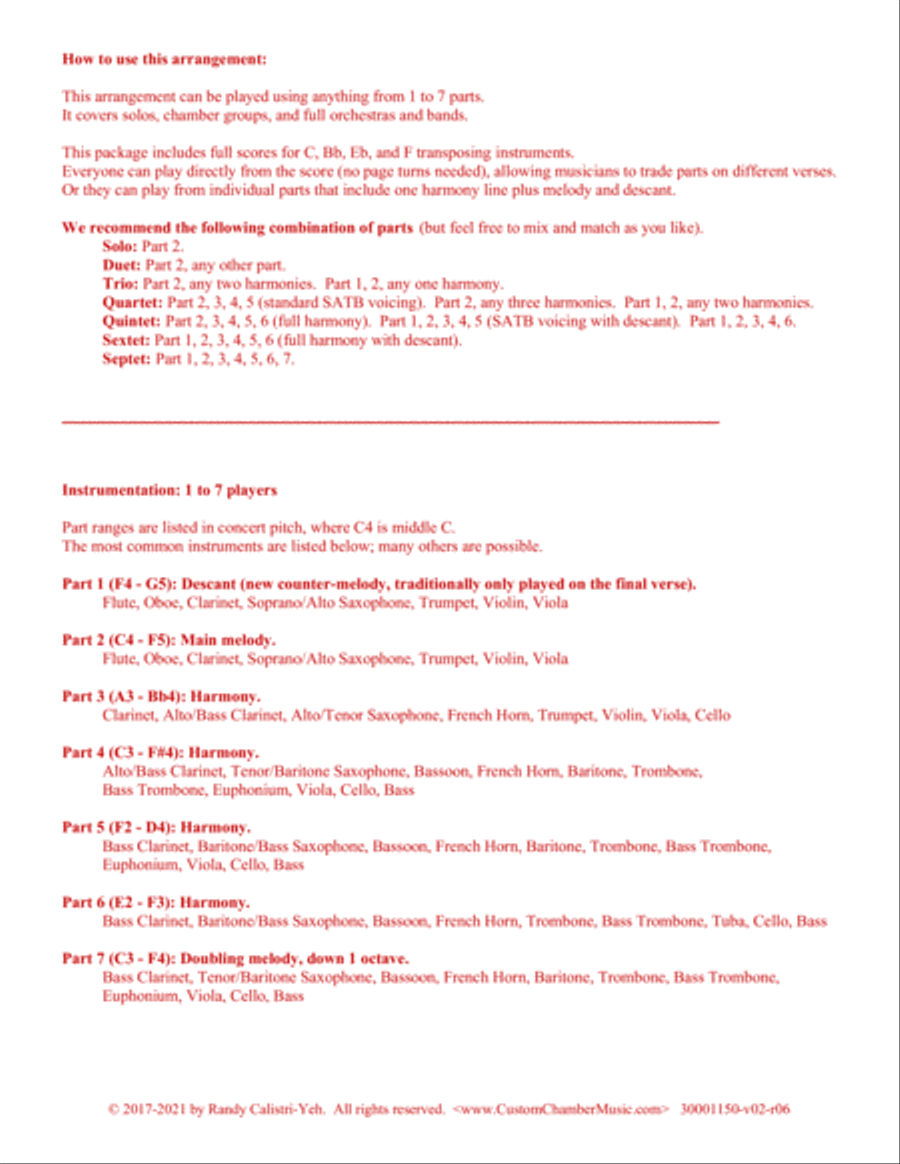 Christmas Carols for All, Volume 2 (Flexible Ensemble) Small Ensemble scores gallery preview page 4