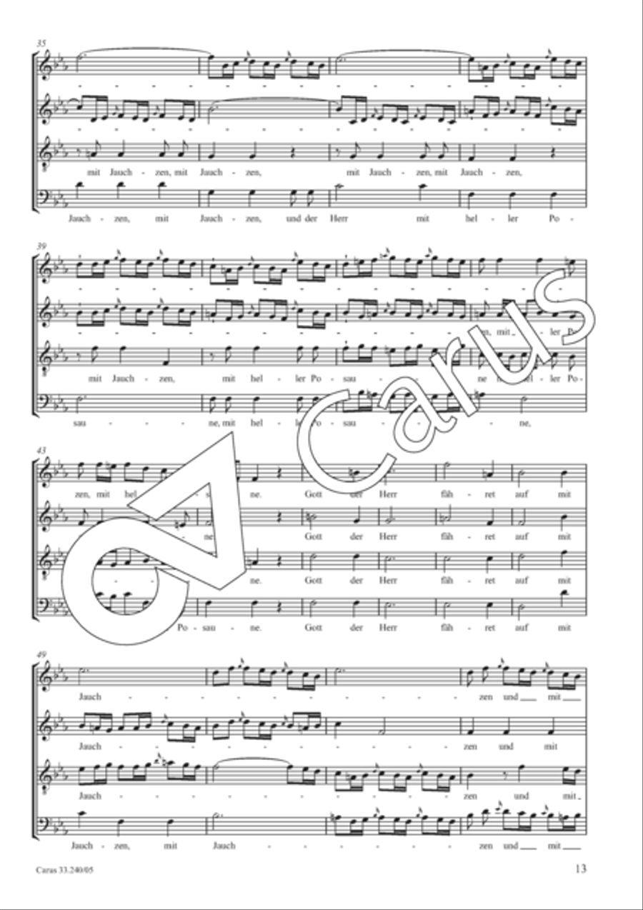 The Resurrection and Ascension of Jesus 4-Part scores gallery preview page 14