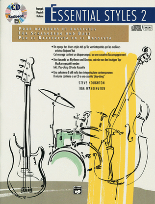 Book cover for Essential Styles for the Drummer and Bassist, Book 2