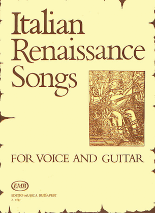 Book cover for Italian Renaissance Songs