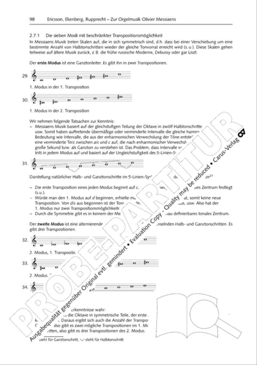 Orgelschule zur historischen Auffuhrungspraxis Organ Solo scores gallery preview page 99