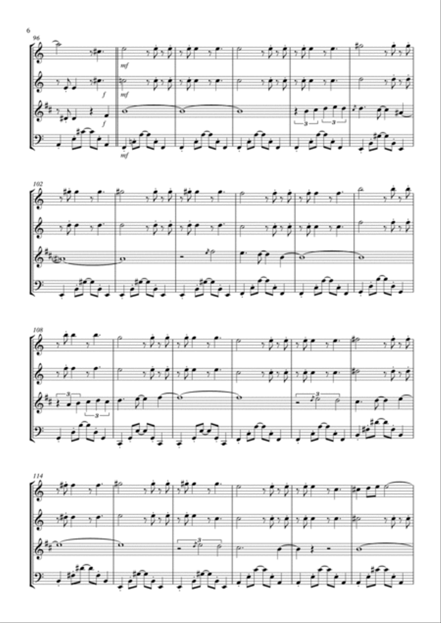 Spain Woodwind Quartet scores gallery preview page 6