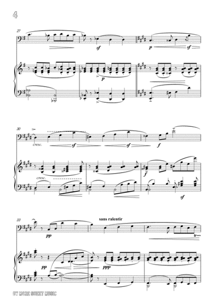 Chabrier-Pastorale des cochons roses,for Cello and Piano image number null