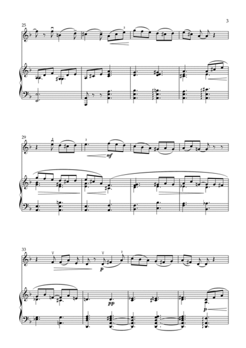 Au Bord de L'eau - Violin and Piano (D minor) image number null