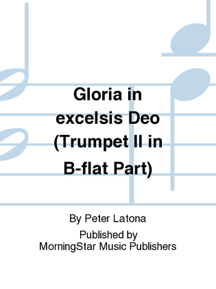 Book cover for Gloria in excelsis Deo (Trumpet II in B-flat Part)