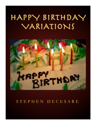 Book cover for Happy Birthday Variations