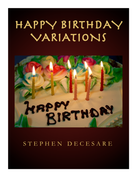 Happy Birthday Variations image number null