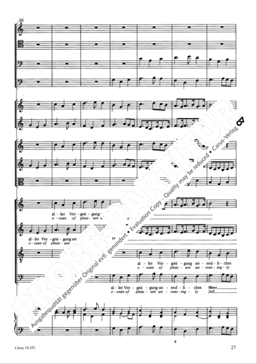 From the deepest comes our plea (Aus der Tiefen rufen wir) 4-Part scores gallery preview page 30