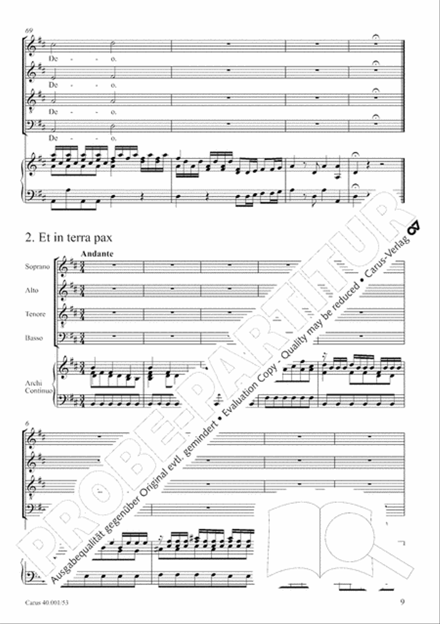Vivaldi: Gloria in D. Revised edition SSA scores gallery preview page 12