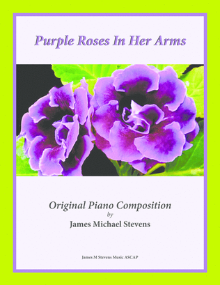 Purple Roses In Her Arms