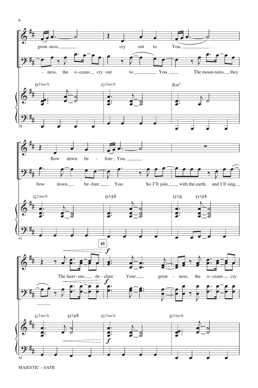 Majestic 4-Part scores gallery preview page 5