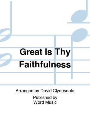 Great Is Thy Faithfulness - Orchestration