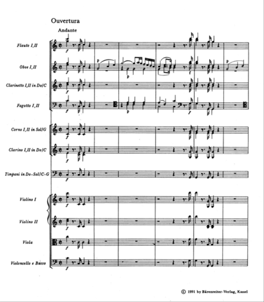 Così fan tutte ossia La scuola degli amanti, KV 588 4-Part scores gallery preview page 2