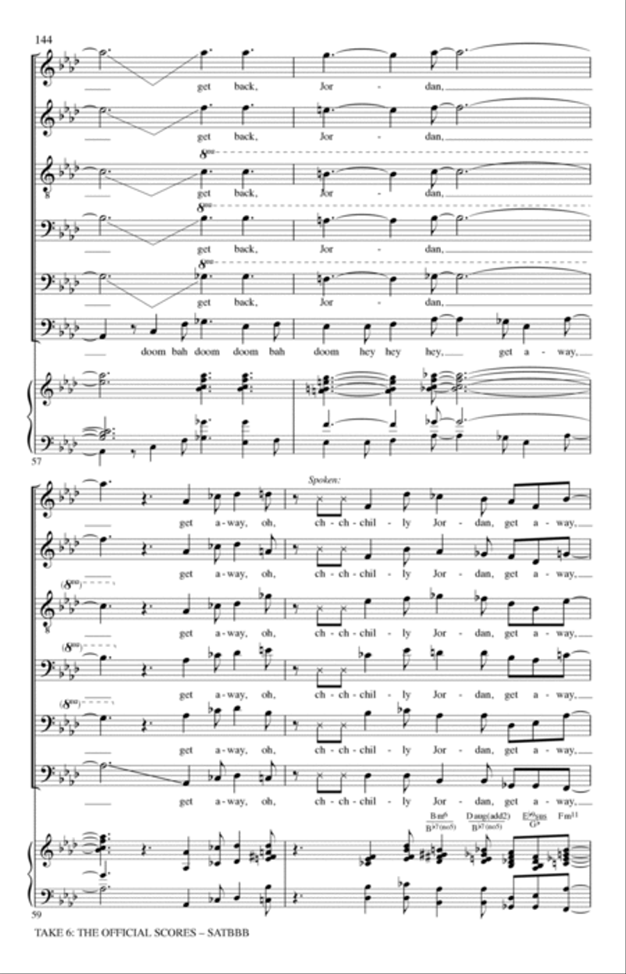 Get Away Jordan Get Away Jordan A Cappella scores gallery preview page 15