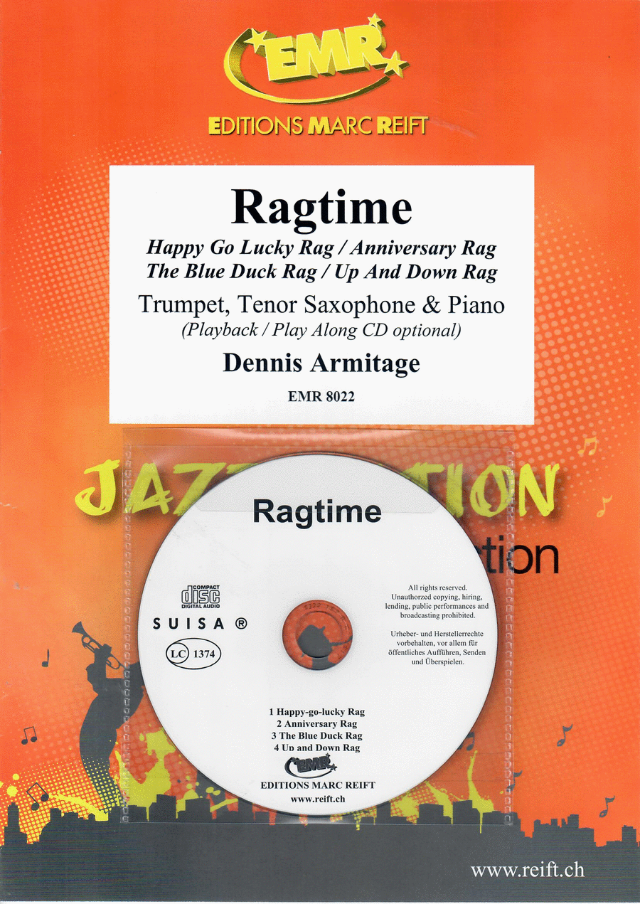 Ragtime Tenor Saxophone scores gallery preview page 1