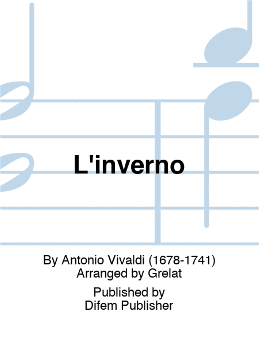 L'inverno Concert Band scores gallery preview page 1