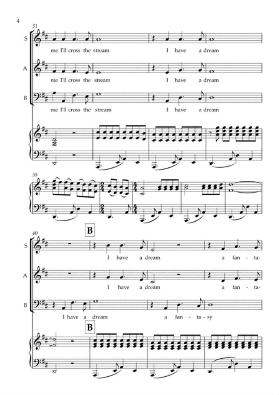 I Have A Dream 3-Part scores gallery preview page 5