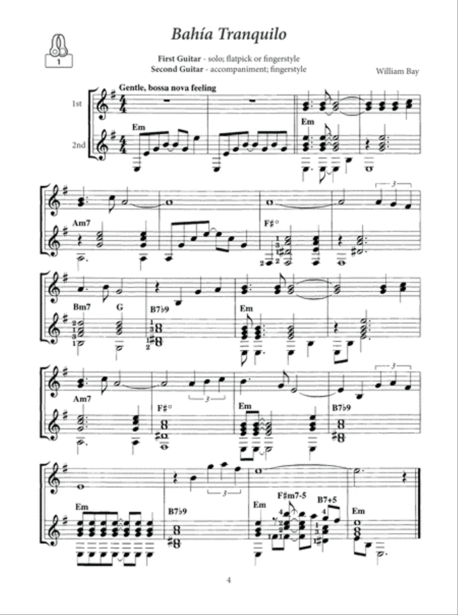 Mastering the Guitar Duets Classical Guitar scores gallery preview page 5