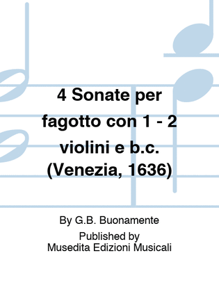 5 Sonatas from "Libro sesto" (Venezia, 1636)