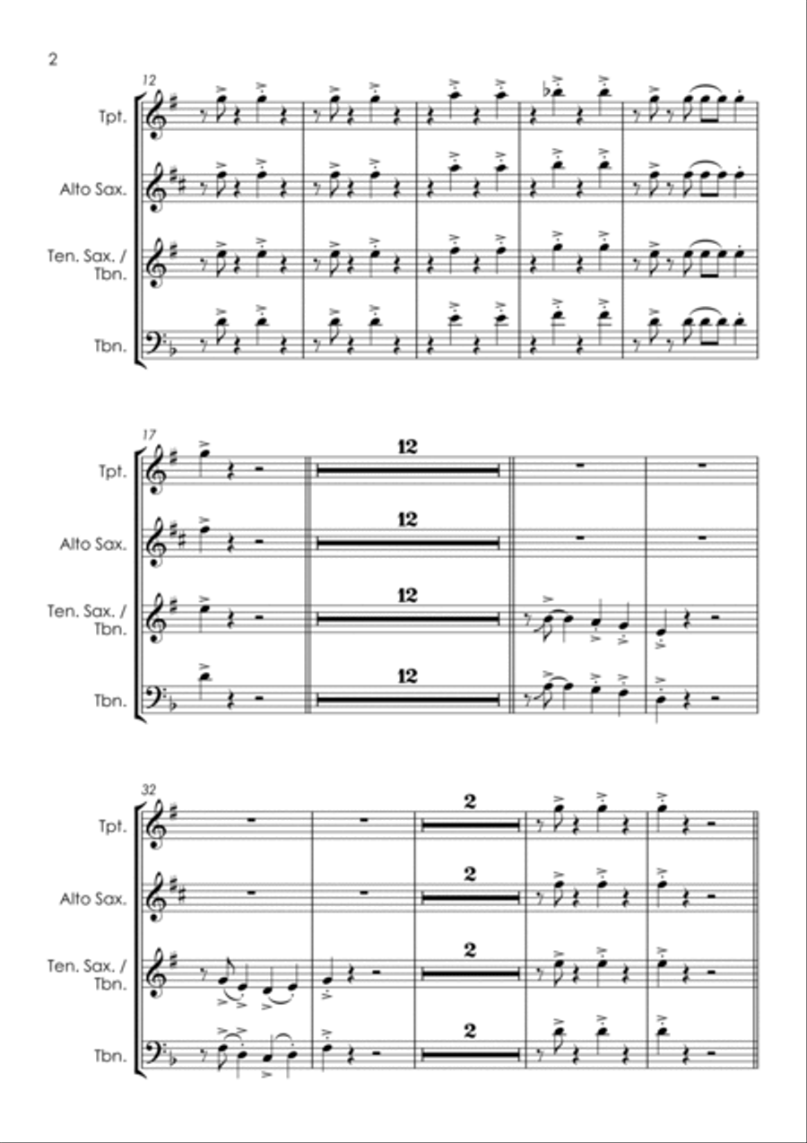 Reet Petite (the Sweetest Girl In Town) Tenor Saxophone scores gallery preview page 6