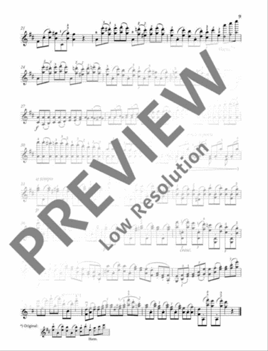 20 Études brillantes et caractéristiques Violin Solo scores gallery preview page 10
