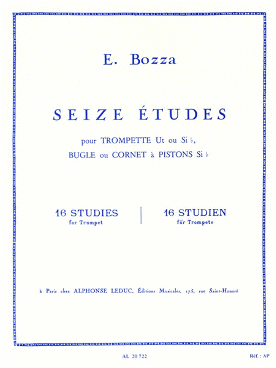 16 Studies, For Trumpet, Bugle Or Cornet Cornet scores gallery preview page 1