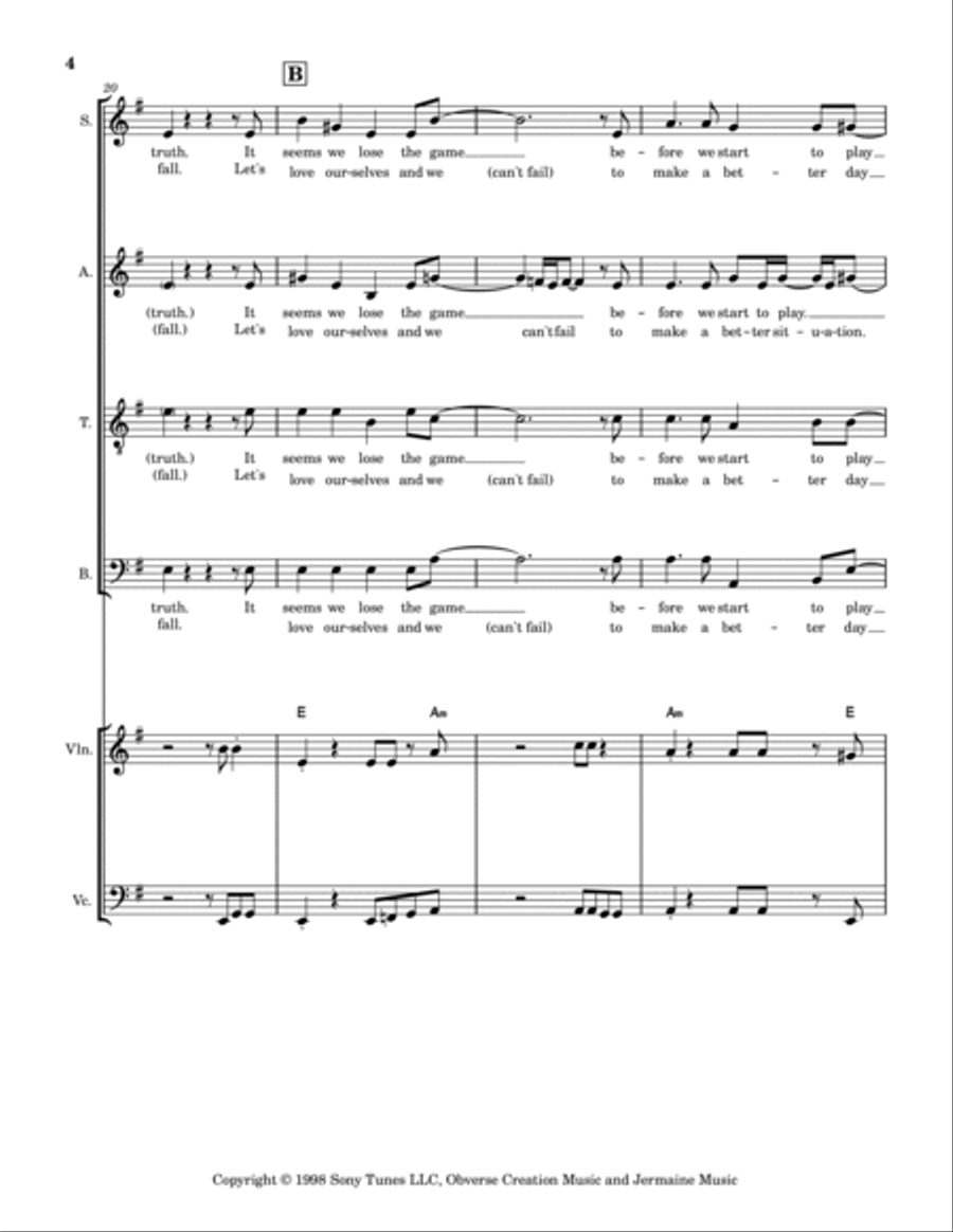 Everything Is Everything Everything Is Everything 4-Part scores gallery preview page 4