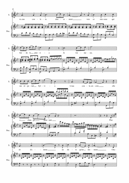 PLAISIR D'AMOUR - Martini - Arr. for Soprano/Tenor (or any instr. in C, Bb, Eb) and Piano image number null