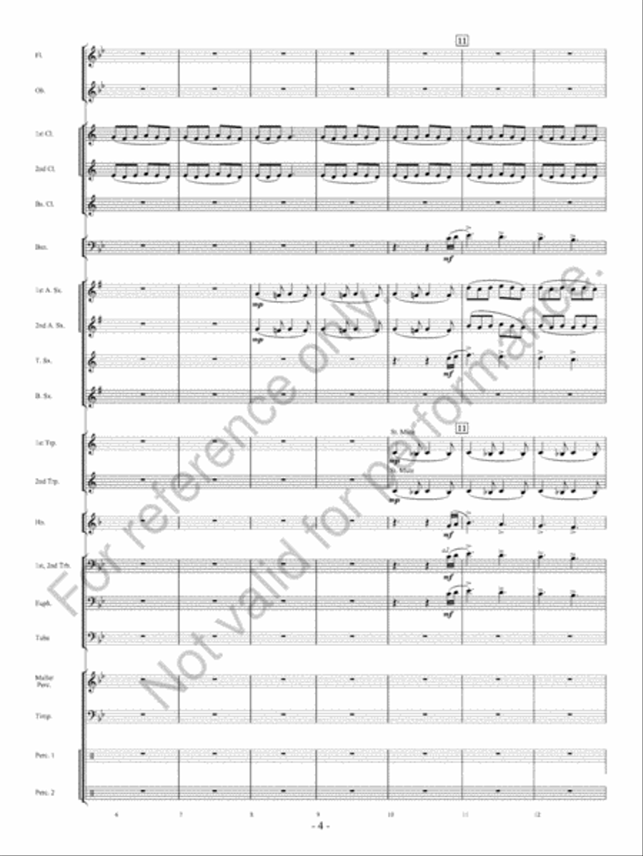 Beyond Bold Horizons Concert Band scores gallery preview page 5