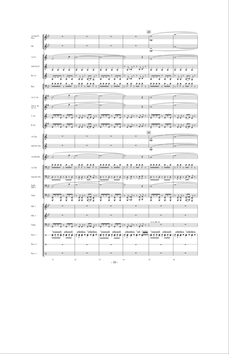 Toward the North Star Toward the North Star Concert Band scores gallery preview page 9