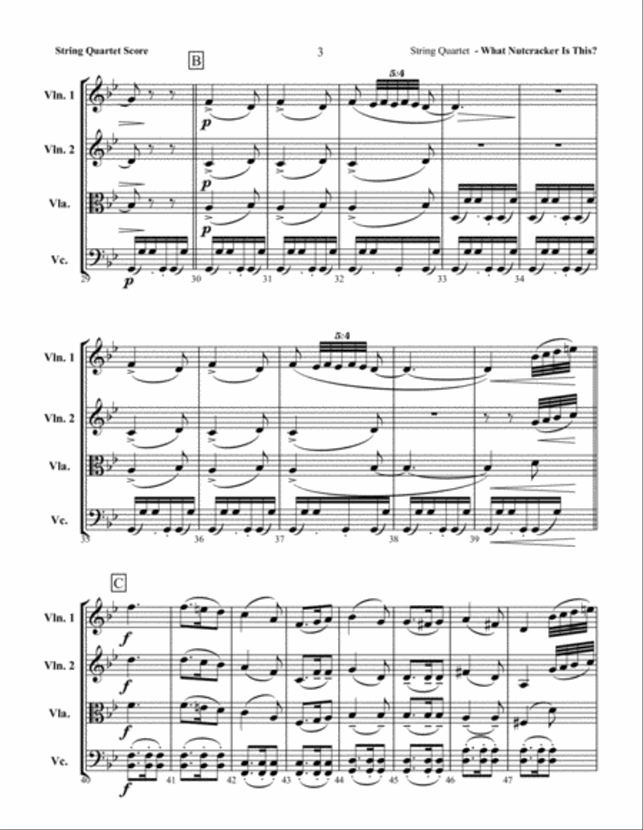 What Nutcracker Is This? String Orchestra scores gallery preview page 3