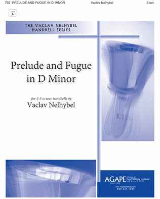 Book cover for Prelude and Fugue in D Minor for Handbells