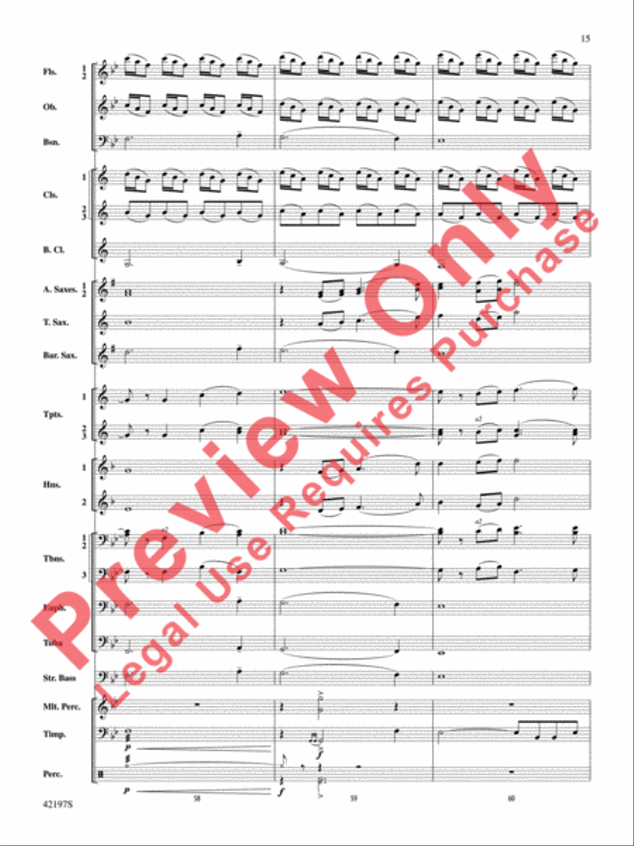 Carrickfergus Carrickfergus Concert Band scores gallery preview page 16