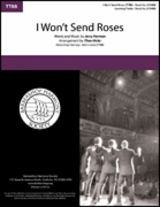 Book cover for I Won't Send Roses