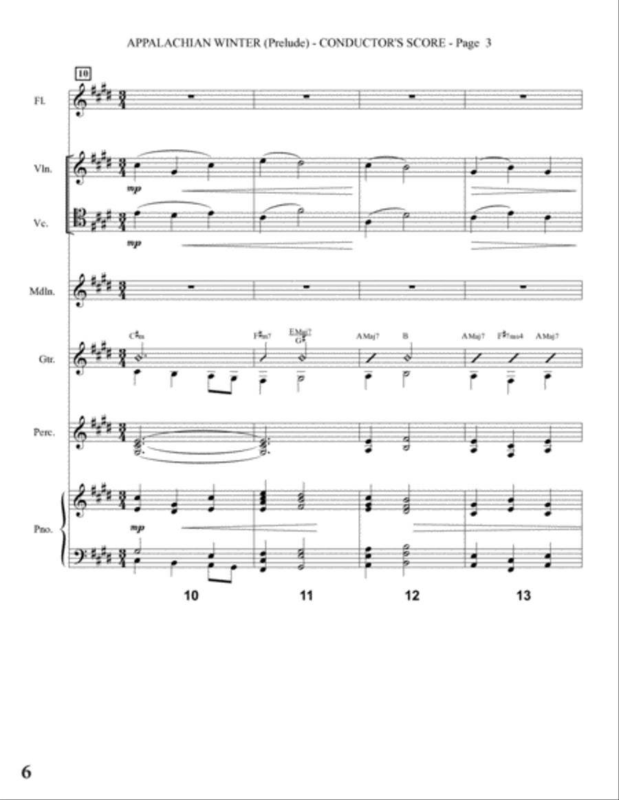 Appalachian Winter (A Cantata For Christmas) - Score Choir scores gallery preview page 4