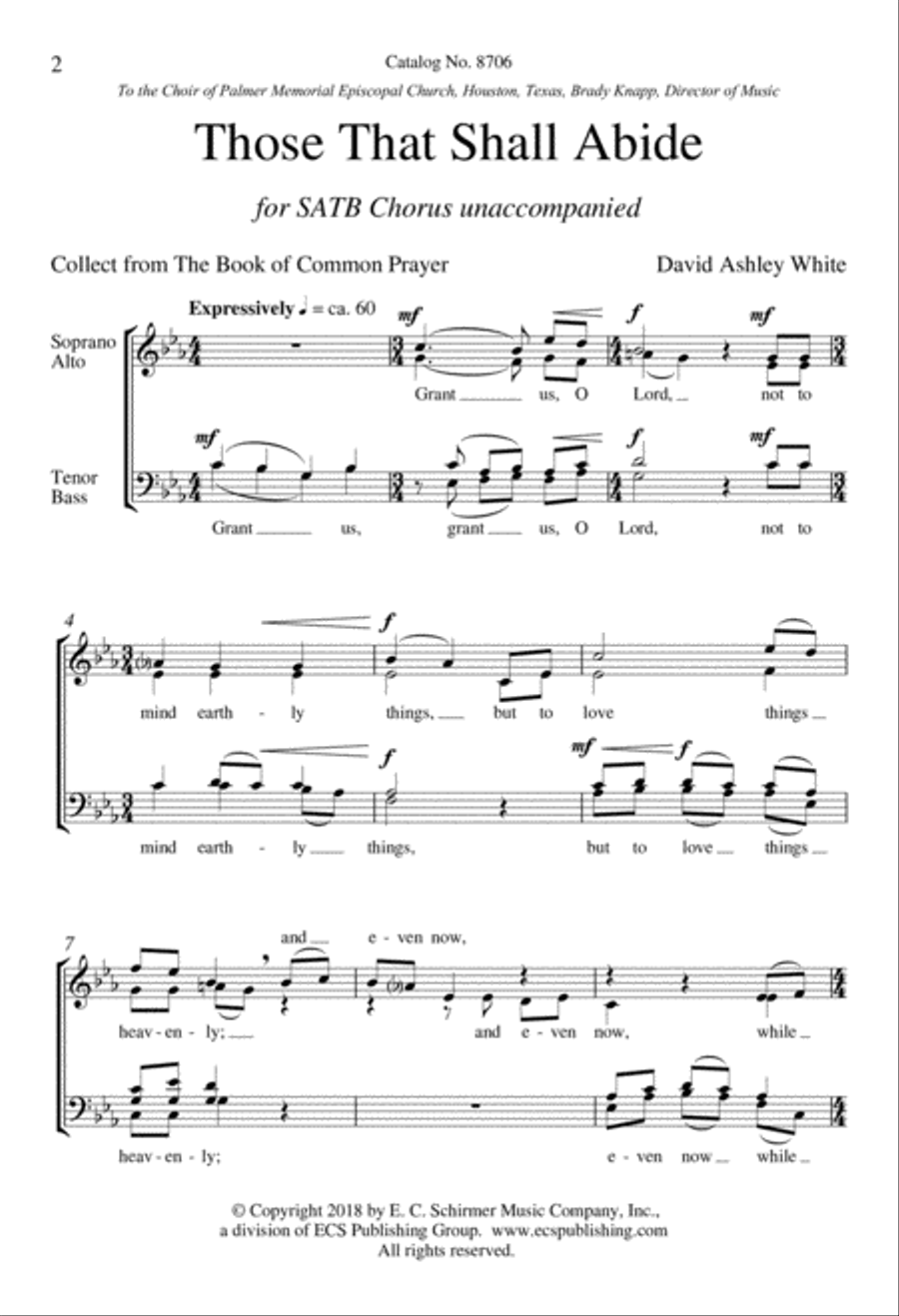 Those That Shall Abide Those That Shall Abide 4-Part scores gallery preview page 2