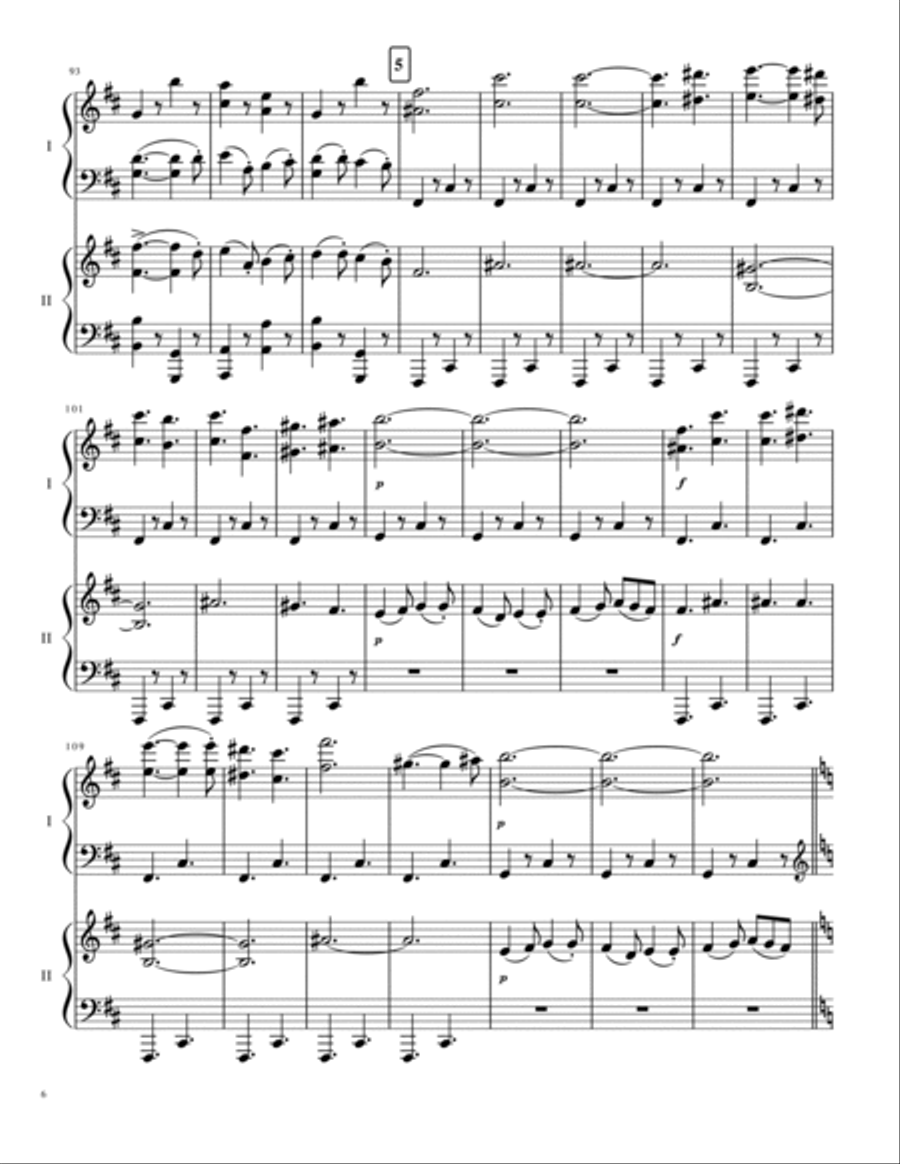St. Paul's Suite: I. Jig Piano scores gallery preview page 6