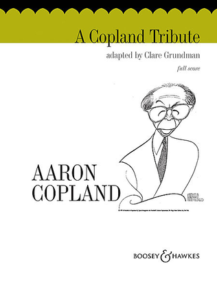 Book cover for A Copland Tribute