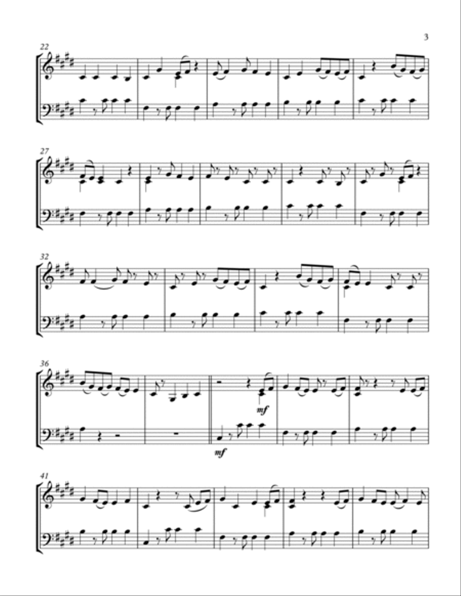 Shape Of You String Duet scores gallery preview page 5