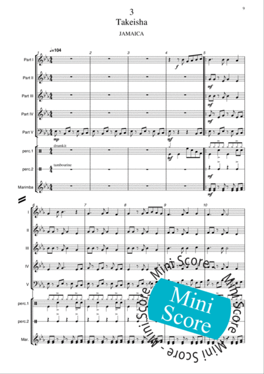 Global Girls Concert Band scores gallery preview page 13