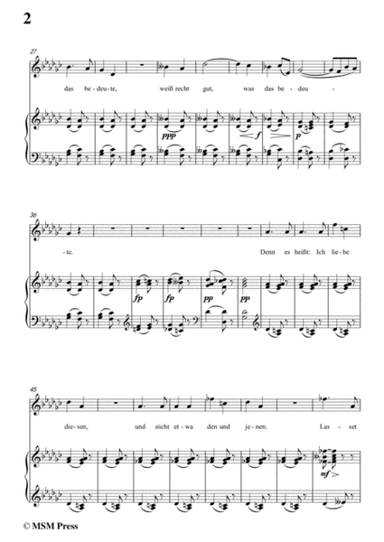 Schubert-Geheimes,Op.14 No.2,in G flat Major,for Voice&Piano image number null